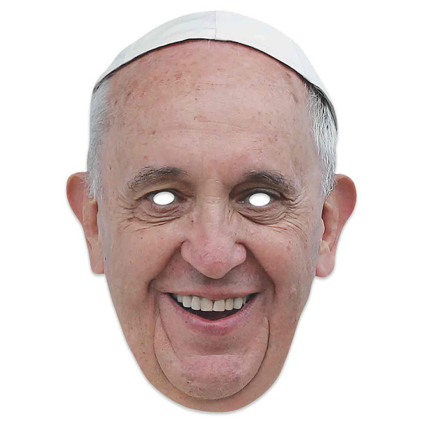 Pope Francis 2D Card Party Face Mask