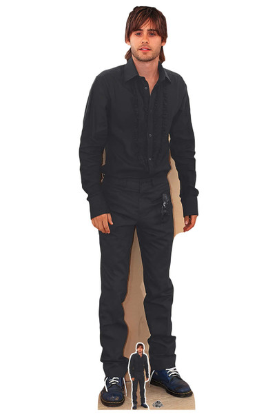 Jared Leto Black Shirt Lebensgroßer Pappausschnitt / Standee / Aufstehen