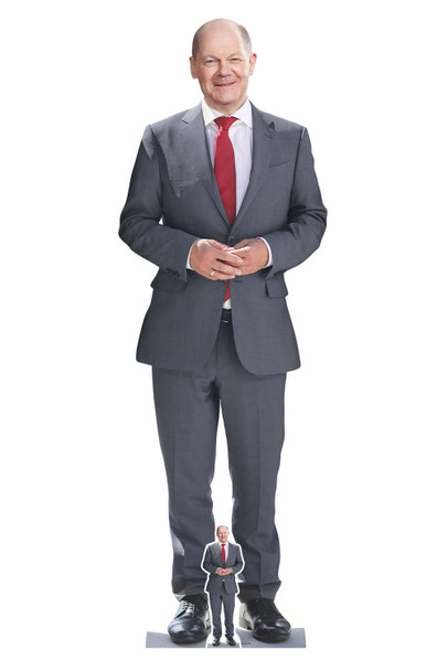 Olaf Scholz Chancellor of Germany Lifesize Cardboard Cutout / Standee