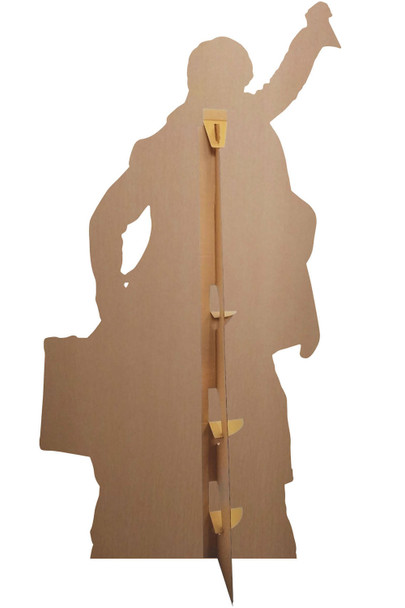 Rear of Newt Scamander The Secrets of Dumbledore Cardboard Cutout