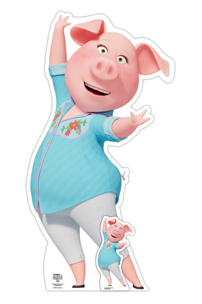 Rosita the Pig from Sing 2 Official Cardboard Cutout / Standee