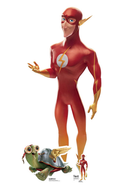 The Flash from DC League of Super-Pets Official Cardboard Cutout / Standee