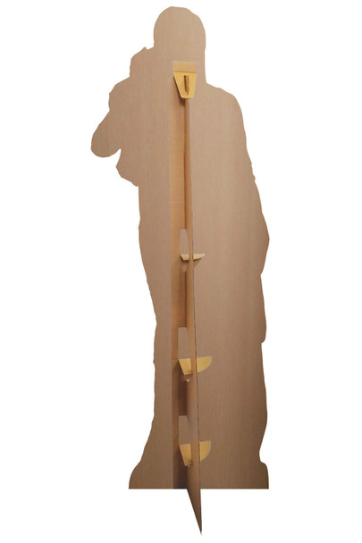 Rear of Khloe Kardashian Celebrity Cardboard Cutout