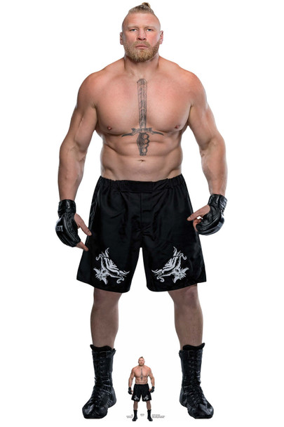 Brock lesnar wwe papudskæring i naturlig størrelse / standup / standee