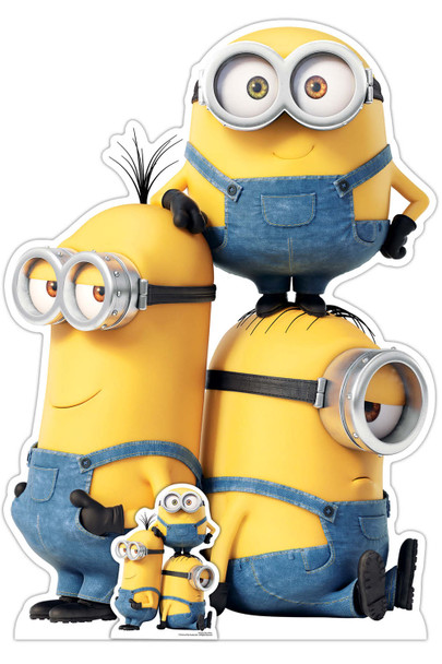 ケビン、ボブ、スチュアートの段ボール切り抜き公式 Minions: グルーの
