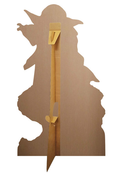 Rear of Yoda with Lightsaber Lifesize Cardboard Cutout Official Star Wars Standee