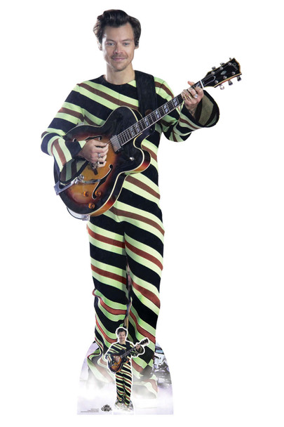 Harry Styles Striped Jumpsuit Lifesize Cardboard Cutout / Standee