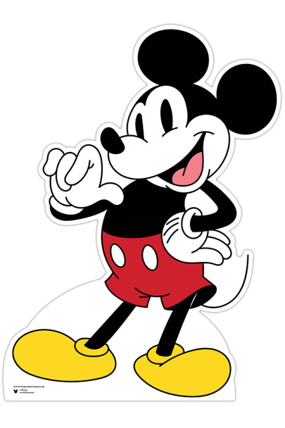 Mickey Mouse Big Smile Cardboard Cutout Official Disney Standup
