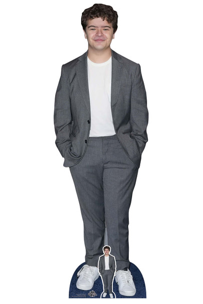 Gaten Matarazzo Grey Suit Lifesize Cardboard Cutout / Standup / Standee