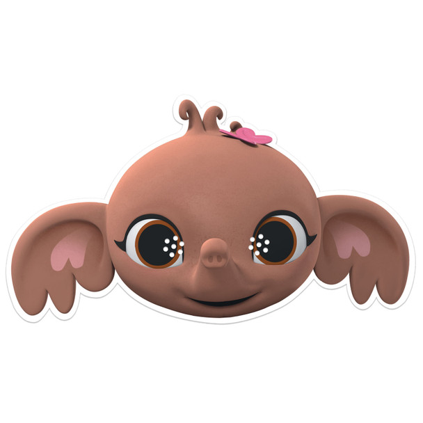 Sula l'éléphant de Bing Official 2D Card Party Mask