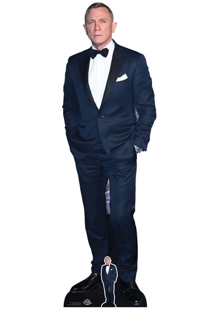 Daniel Craig Blue Tuxedo Lifesize Cardboard Cutout / Standee / Standup