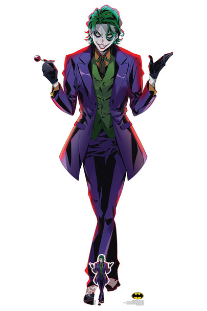 The Joker Anime Style Cardboard Cutout Lifesize Standee/ Stand Up