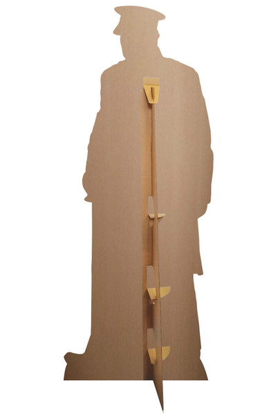 Rear of King Charles III Marching Uniform Cardboard Cutout Royal Coronation Standee