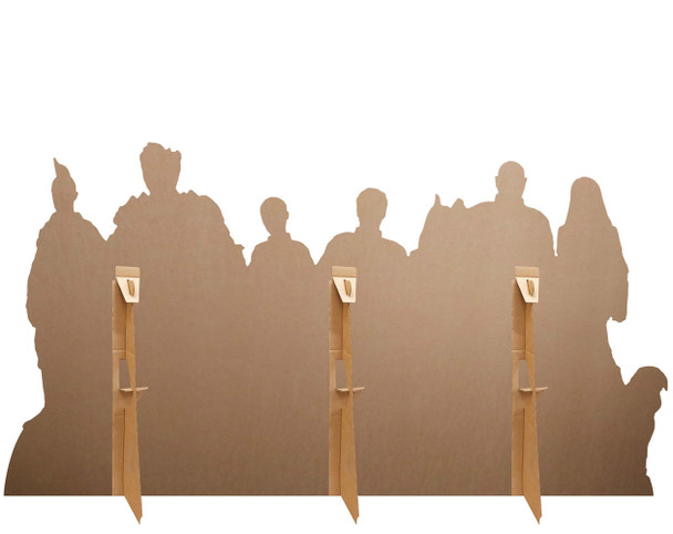 Rear Guardians of the Galaxy Vol. 3 Group Marvel Cardboard Cutout / Standee