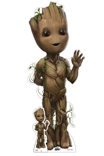 Baby Groot Guardianes de la Galaxia Vol. 3 Recorte de cartón Marvel / Persona de pie