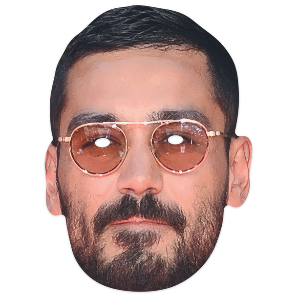 Masque facial de fête avec carte 2D unique de footballeur Ilkay Gundogan