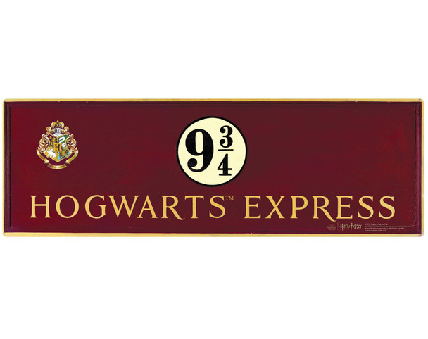 Hogwarts Express Sign van Harry Potter wandgemonteerde officiële kartonnen uitsnede