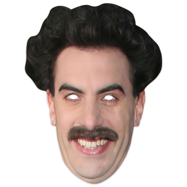 Borat Sacha Baron Cohen Celebrity 2D Single Card Party Face Mask