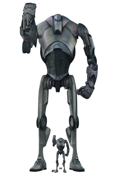 Super Battle Droid from Star Wars Cardboard Cutout Official Standee / Standup