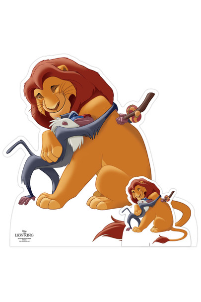 Mufasa and Rafiki from The Lion King Cardboard Cutout / Standee