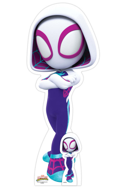 Ghost Spider de Spidey et ses incroyables amis Découpe officielle en carton Marvel