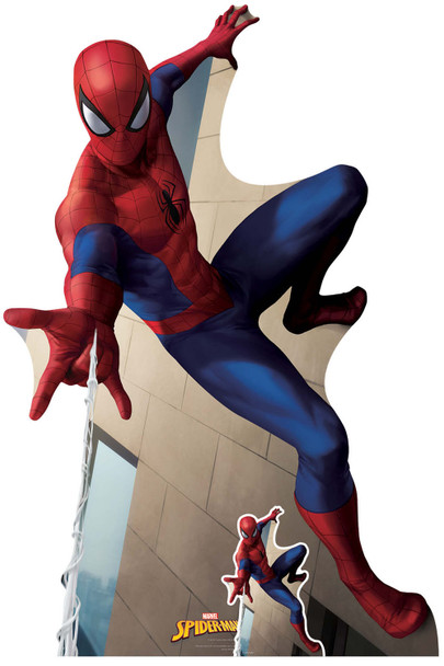 Spider-Man Web Shooting Official Lifesize Marvel Cardboard Cutout