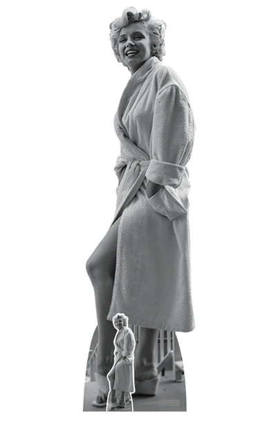 Marilyn Monroe Bathrobe Lifesize Cardboard Cutout / Standee