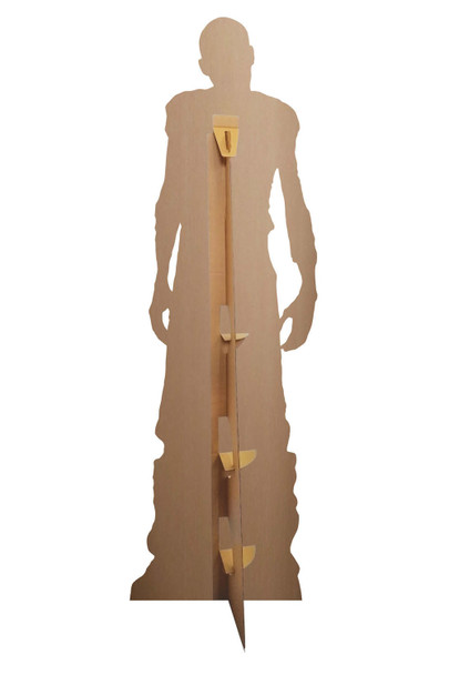 Rear of Zombie Skeleton cardboard cutout