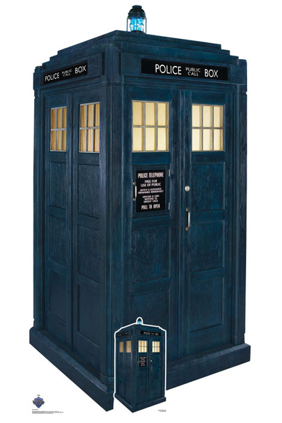 The Tardis The Doctor Who 60th Anniversary Official Cardboard Cutout / Standup