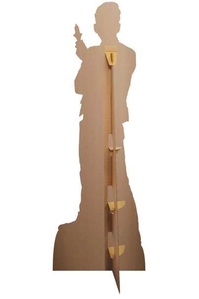 Rear of The Fourteeth Doctor Who David Tennant Waitcoat Lifesize Cardboard Cutout / Standee