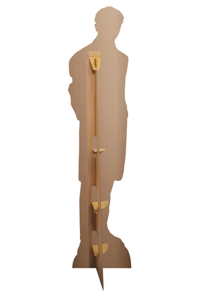 Parte trasera de Nikita Kuzmin, figura de cartón de celebridad de tamaño natural/persona de pie