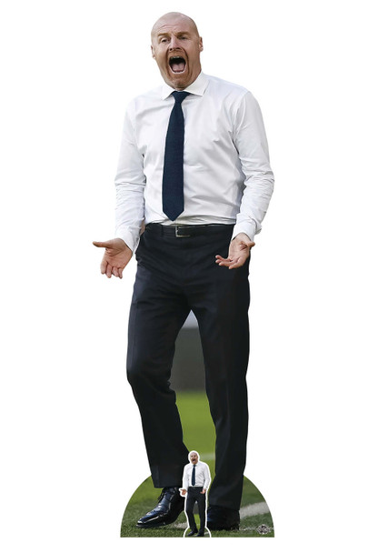 Sean Dyche Blue Tie Football Manager Pappausschnitt / Standup