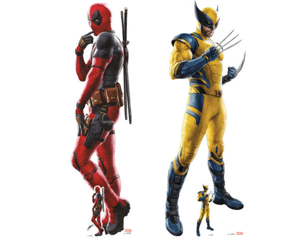 デッドプール＆ウルヴァリン スタチュー2体セット デッドプール＆ウルヴァリン スタチュー2体セット デッドプール