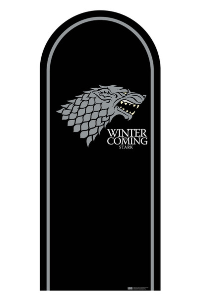 Game of Thrones Stark Sigil Cardboard Backdrop Official Scene