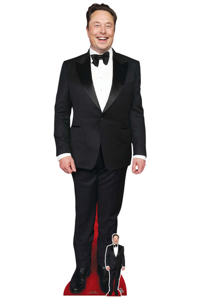 Elon Musk Tuxedo Style Lifesize Cardboard Cutout / Standup