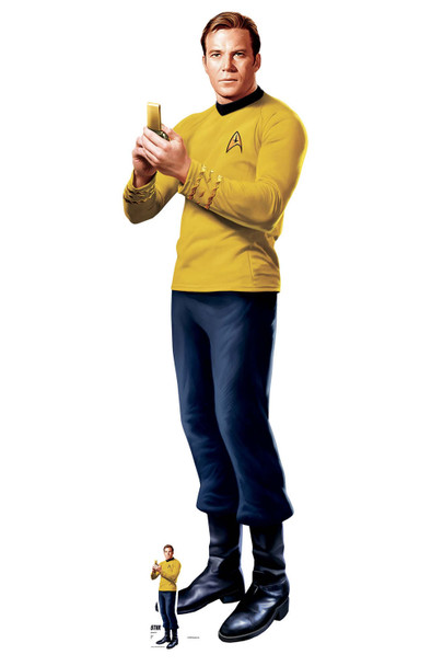 Captain Kirk from Star Trek Cardboard Cutout Official Standee