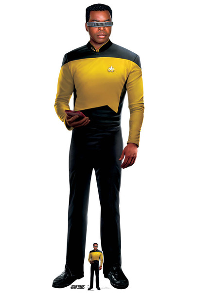 Geordi La Forge from Star Trek Cardboard Cutout Official Standee / Standup