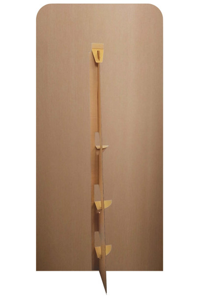 Rear of Keep Calm and Party On Cardboard Backdrop VE Day Standee Scene