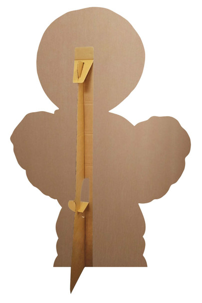 Rear of Cute Elephant Blue Balloon Cardboard Cutout / Standee