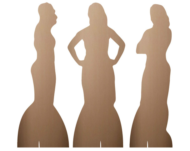 Rear of Bayley WWE Table Top Cardboard Cutouts Pack of 3 Shelf Toppers