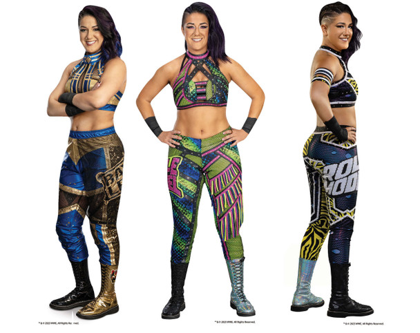 Bayley WWE Table Top Cardboard Cutouts Pack of 3 Shelf Toppers