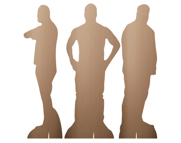 Rear of Jimmy and Jey Uso WWE Table Top Cardboard Cutouts Pack of 3 Shelf Toppers