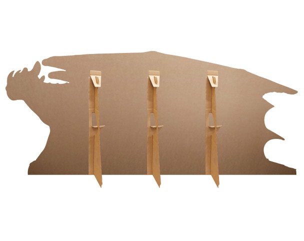 Rear of Toothless How To Train Your Dragon Cardboard Cutout Live Action Style