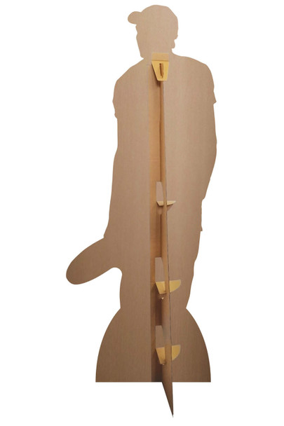 Rear of Jannik Sinner Tennis Player Lifesize Cardboard Cutout / Standee