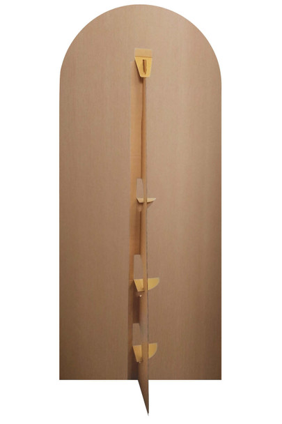 Rear of Wicked Glinda and Elphaba Cardboard Backdrop Party Standee