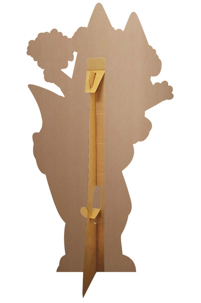 Rear of Bluey and Muffin as Wedding Flower Girls Official Bluey Cardboard Cutout