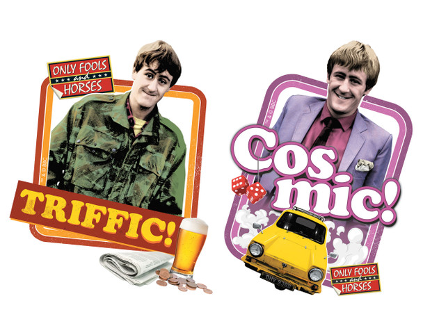 Rodney Trotter Only Fools and Horses Wall Decoration Pack of 2
