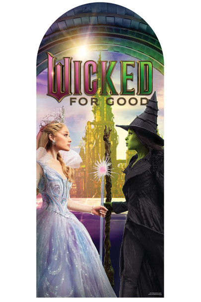 Wicked: For Good Emerald City Cardboard Party Backdrop 