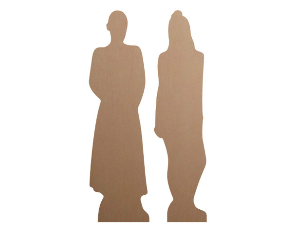 Rear of Jennie and Rose K-Pop Shelf Top Cardboard Cutouts Pack of 2