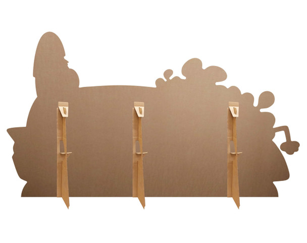 Rear of Patrick Star in the SpongeBob Car Cardboard Cutout / Standee